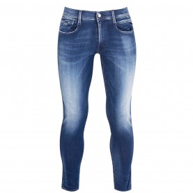 дънки,мъжки,дънки,replay,hyperflex,anbass,slim,jeans,mid,blue,009