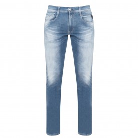 дънки,мъжки,дънки,replay,hyperflex,anbass,slim,jeans,medium,blue,009