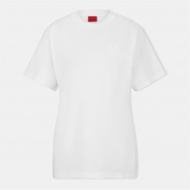 Тениска Hugo Vintage T-Shirt - White тениска,дамски,топове,hugo,vintage,t,shirt,white