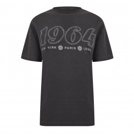 тениска,дамски,топове,biba,biba,vintage,printed,t,shirt,1964,hotfix