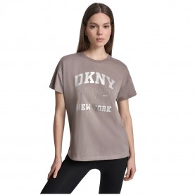 тениска,дамски,топове,dkny,dkny,logo,rhin,tee,ld62,mushroom