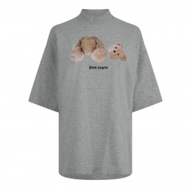 тениска,дамски,топове,palm,angels,loose,bear,t,shirt,grey,brown