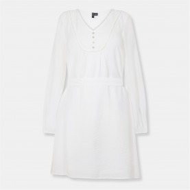 Рокля Vero Moda Women's Mira Mini Dress - Snow White рокля,дамски,поли,и,рокли,vero,moda,women's,mira,mini,dress,snow,white