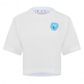 тениска,дамски,топове,off,white,logo,t,shirt,white,blue