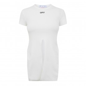 тениска,дамски,топове,off,white,stamp,t,shirt,dress,white,black
