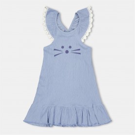 рокля,детски,поли,и,рокли,детски,облекла,lilly,and,sid,pretty,cat,dress,jn99,blue
