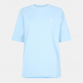 тениска,дамски,топове,kangol,women's,oversized,t,shirt,blue