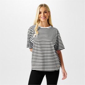 тениска,дамски,топове,biba,biba,essential,t,shirt,stripe