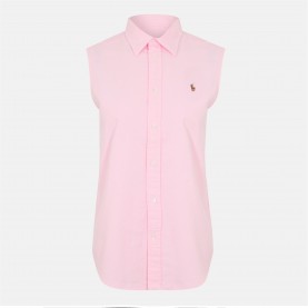 риза,дамски,ризи,polo,ralph,lauren,women's,short,sleeve,plain,shirt,bath,pink