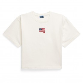 Дамска тениска Polo Ralph Lauren Womens Flag Regular Fit T-Shirt - NEVIS дамска,тениска,дамски,топове,polo,ralph,lauren,women,s,flag,regular,fit,t,shirt,nevis