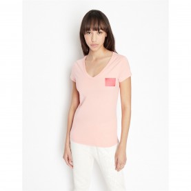 тениска,дамски,топове,armani,exchange,ax,vneck,tee,ld99,rose,shade