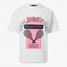 Дамска тениска Goldbergh Womens Slam Short Sleeve T-Shirt - 8000 White дамска,тениска,дамски,топове,goldbergh,women,s,slam,short,sleeve,t,shirt,8000,white