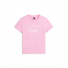 тениска,дамски,топове,tommy,jeans,tj,logo,tee,ld53,pink