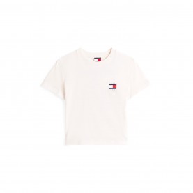 тениска,дамски,топове,tommy,jeans,women's,flag,graphic,t,shirt,ancient,white