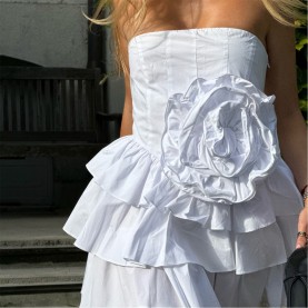 дамски,поли,и,рокли,collective,the,label,the,label,white,frill,layered,mini,dress,white