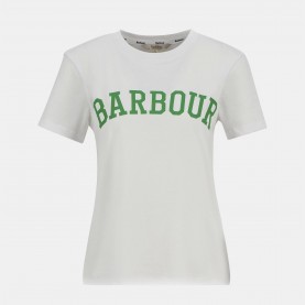 Тениска Barbour Bailey T-Shirt - White тениска,дамски,топове,barbour,bailey,t,shirt,white