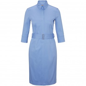 Дамска рокля Boss Womens Daliri1 Wrap Dress - Open Blue дамска,рокля,дамски,поли,и,рокли,boss,women,s,daliri1,wrap,dress,open,blue