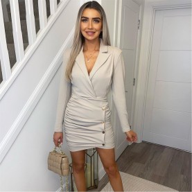 пола,дамски,поли,и,рокли,ax,paris,stone,button,up,skirt,blazer,dress,stone