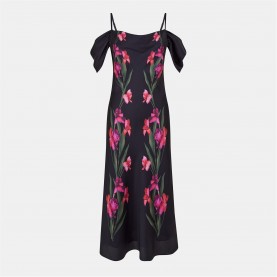 дамски,поли,и,рокли,ted,baker,satin,midi,drs,ld99,black