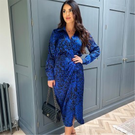 рокля,дамски,поли,и,рокли,ax,paris,cobalt,animal,print,collared,midi,dress,cobalt