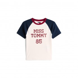 Tommy Jeans TJ Miss Tommy T Ld61 - Ancient White дамски,топове,tommy,jeans,tj,miss,tommy,t,ld61,ancient,white