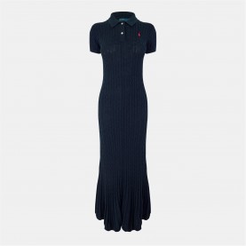рокля,дамски,поли,и,рокли,polo,ralph,lauren,women's,cable,knit,shirt,dress,hunter,navy