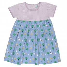 рокля,детски,поли,и,рокли,lilly,and,sid,kids,multicoloured,bunny,print,a,line,dress,multi
