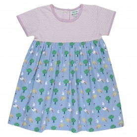 рокля,детски,поли,и,рокли,детски,облекла,lilly,and,sid,&amp;,sid,multicoloured,bunny,print,dress,multi