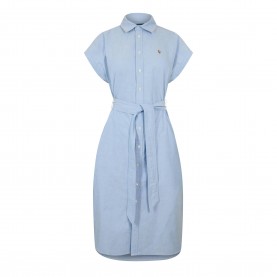 Дамска рокля Polo Ralph Lauren Womens Shirt Dress - BSR BLUE дамска,рокля,дамски,поли,и,рокли,polo,ralph,lauren,womens,shirt,dress,bsr,blue