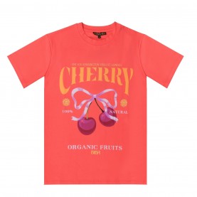 тениска,дамски,топове,biba,biba,graphic,tee,ld53,cherry