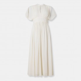 Дамска рокля Boss Womens Drizzie Wrap Dress - Open White дамска,рокля,дамски,поли,и,рокли,boss,women,s,drizzie,wrap,dress,open,white