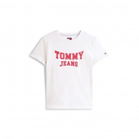 тениска,дамски,топове,tommy,jeans,tj,varsity,tee,ld54,ecru