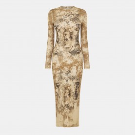 Дамска рокля Jean Paul Gaultier Womens Floor-Length Maxi Dress - Beige/Tpe дамска,рокля,jean,paul,gaultier,women,s,floor,length,maxi,dress,beige,tpe