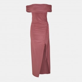 Biba Womens Bardot Maxi Slinky Dress - Chesnut biba,women,s,bardot,maxi,slinky,dress,chesnut