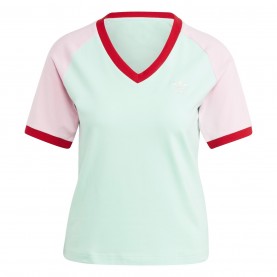 Тениска Adidas Originals Women's V-Neck T-Shirt - Easgrn тениска,дамски,топове,adidas,originals,women's,v,neck,t,shirt,easgrn