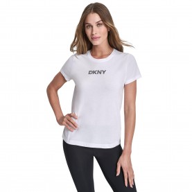 Дамска тениска DKNY Womens Sport T-Shirt - White дамска,тениска,дамски,топове,dkny,women,s,sport,t,shirt,white