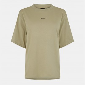 дамски,топове,boss,sml,logo,t,ld99,beige,khaki