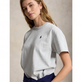 Дамска тениска Polo Ralph Lauren Womens Graphic T-Shirt - Grey дамска,тениска,дамски,топове,polo,ralph,lauren,women,s,graphic,t,shirt,grey