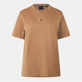 тениска,дамски,топове,boss,elpha,tee,ld99,medium,beige