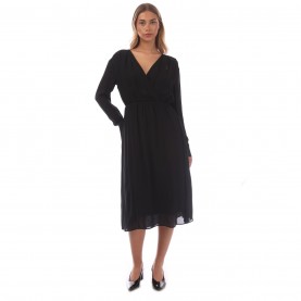 рокля,дамски,поли,и,рокли,boss,women's,dagatta,wrap,dress,black