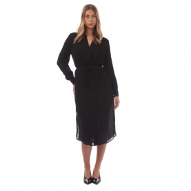 рокля,дамски,поли,и,рокли,boss,women's,dibanora6,wrap,dress,black