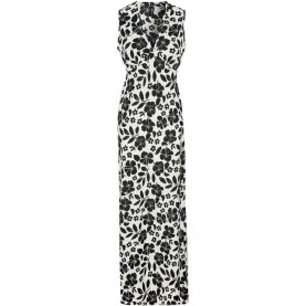 Дамска рокля Wednesday Girls Womens V-Neck Maxi Dress - White дамска,рокля,дамски,поли,и,рокли,wednesday,girls,women,s,v,neck,maxi,dress,white