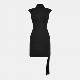 Дамска рокля Jean Paul Gaultier Womens Jersey Shirt Mini Dress - Black дамска,рокля,jean,paul,gaultier,women,s,jersey,shirt,mini,dress,black