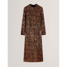 рокля,дамски,поли,и,рокли,ted,baker,ted,sequinned,dress,ld54,natural