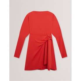 рокля,дамски,поли,и,рокли,ted,baker,ted,wrap,mini,dress,ld54,bur,orange