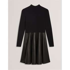 рокля,дамски,поли,и,рокли,ted,baker,ted,faux,mini,dress,ld54,black