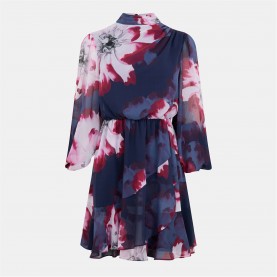 рокля,дамски,поли,и,рокли,ted,baker,woven,dress,ld99,navy