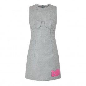 Дамска рокля Off White Womens Long Maxi Dress - Grey дамска,рокля,дамски,поли,и,рокли,off,white,women,s,long,maxi,dress,grey