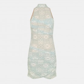 Дамска рокля Off White Womens - Floor-Length Maxi Dress - Blue/White дамска,рокля,дамски,поли,и,рокли,off,white,women,s,floor,length,maxi,dress,blue,white