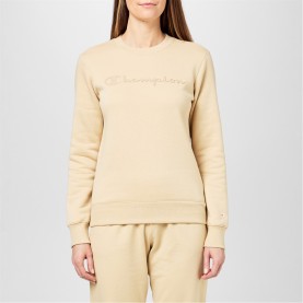 блуза,дамски,блузи,champion,women's,crew,sweatshirt,beige